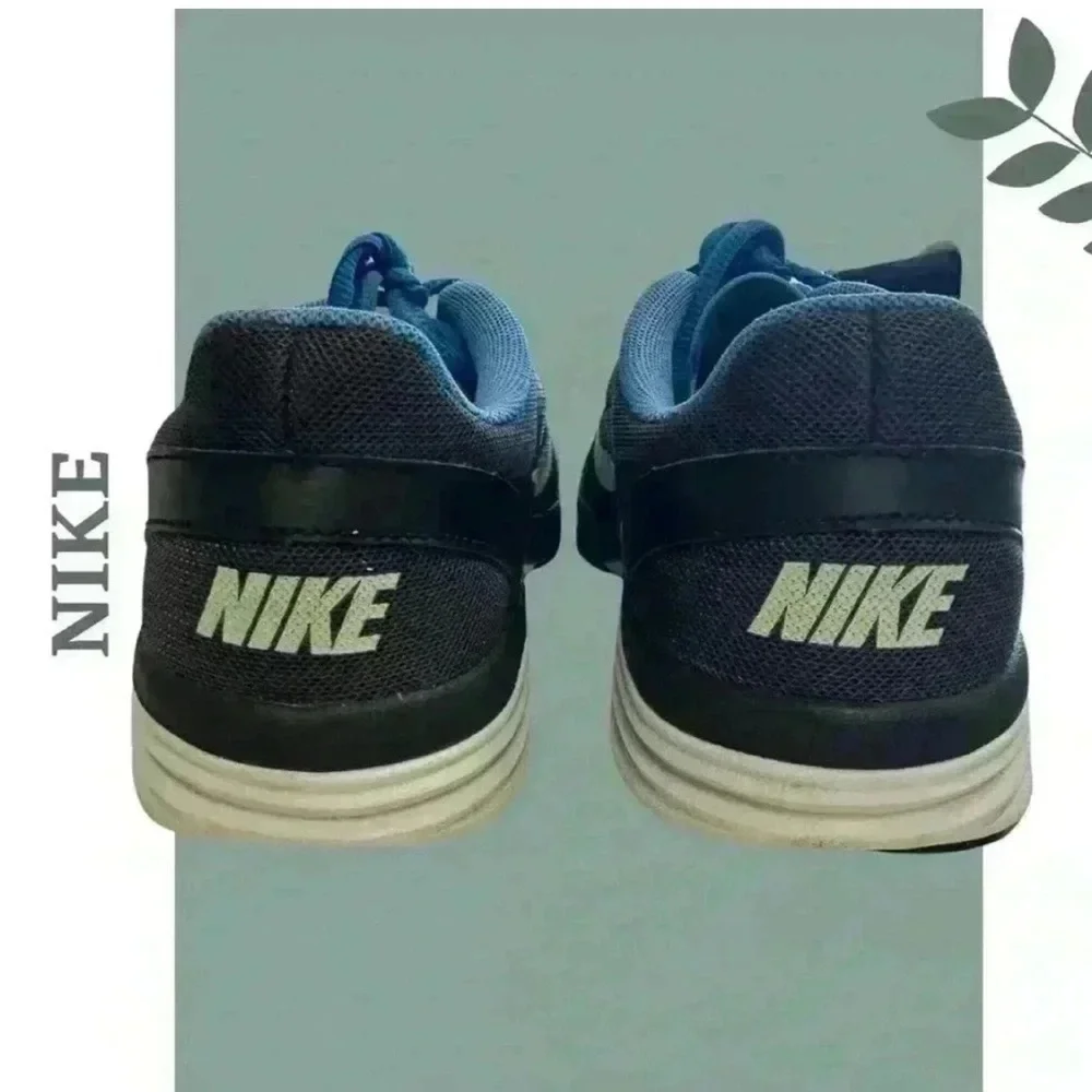 Nike Dual Fusion Running Shoes Size 8 Blue Black - Picture 6 of 7